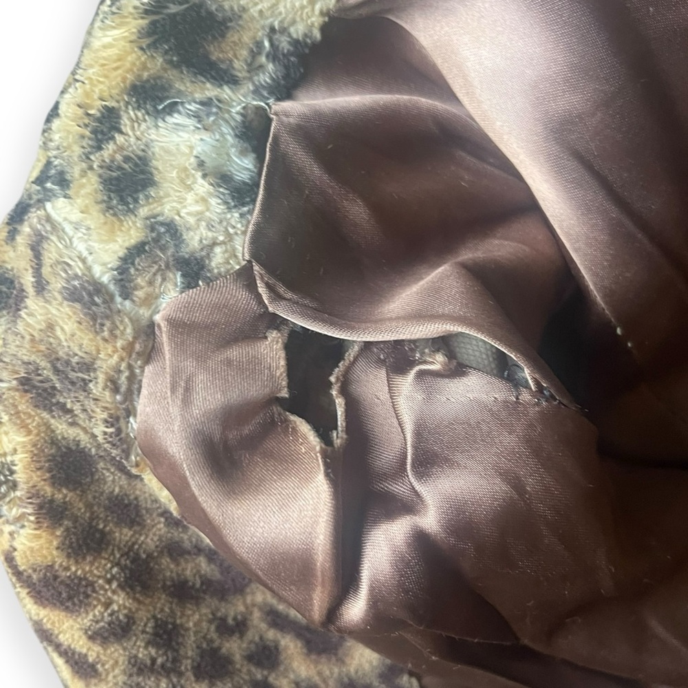 SOLD VTG Mid Century 50s 60s Leopard Print Women's Coat - Picture 11 of 13